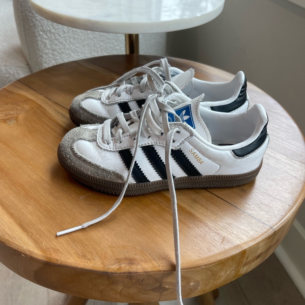 Adidas White and Black Sneakers